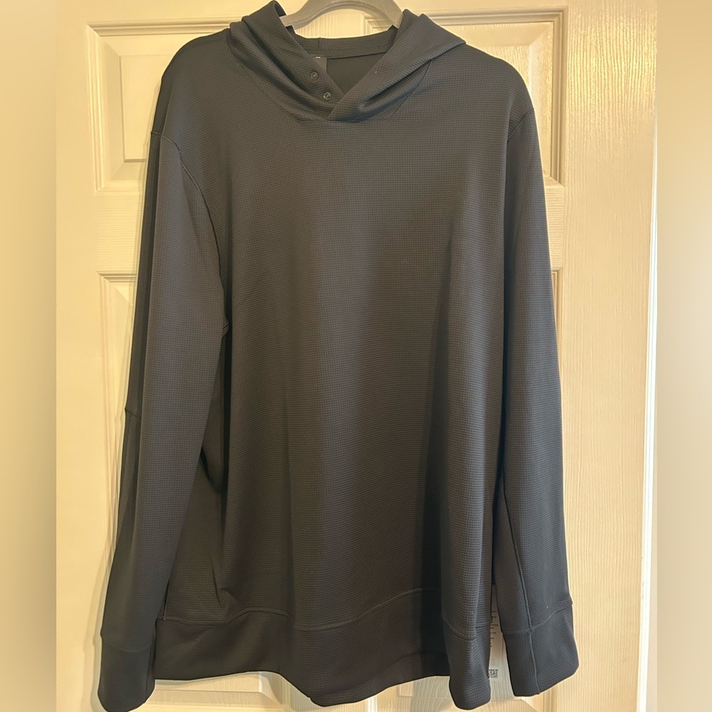 Lululemon Men's Black Shift Stitch Classic Fit Hoodie